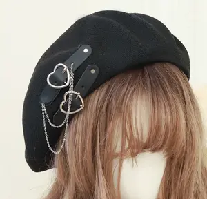 Chained Hearts Messenger Hat