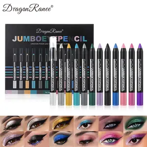 High Pigment Eyeliner Pencil Set, Long-Lasting Eye Liner Wax Sticks, Vibrant Colors, Eye Makeup Products, Perfect for Makeup Enthusiasts & Professionals