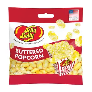 Jelly Belly Buttered Popcorn Jelly Beans Bag 3.5oz Snack Candy Jelly Belly Buttered Popcorn Jelly Beans Bag 3.5oz Snack Candy