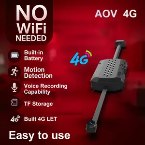 4K Dual-Lens Dual View Smart Camera, PIR motion detection with real-time alerts, 4G SIM supported,easy installation. Perfect for lectures,  offices, indoor security, apartment. Rechargeable battery powered, supports video recording.