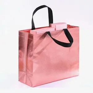 Gift Bag with Handle, 10pcs/set Reusable Gift Wrapping Bag, Gift Packaging Supplies for Birthday & Wedding & Party