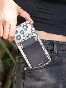 Stick-On Phone Pocket (Black)