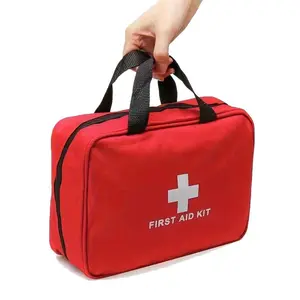 160-Piece First Aid Kit, Waterproof Medical Kit for Emergencies, Compact & Portable, Ideal for Home, Car, Travel, Outdoor, Camping, Hiking, Boating, Great Family Gift (Red)
