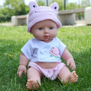 Doll Kids Simulation Soft Rubber Doll Girl Baby Play House Toy