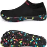 Unisex Slip-On Wide Shoes, Breathable Quick-Dry Water Shoes, Lightweight Comfortable Outdoor Sports Footwear, Swim Shoes, Sporty Water Shoes