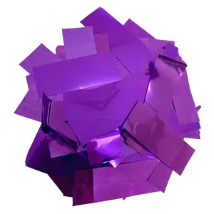 Purple Metallic Foil Confetti (1lb)