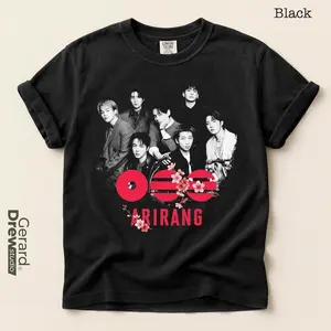 World Tour Arirang Photos Comfort Colors T-Shirt, Bangtan, Suga, V, Hoolijin, J-hope, Jungkook, Tee, K-Pop Fan Shirt