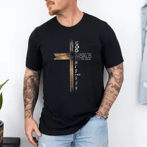 John 3:16 Cross Of Christ Tee - Son Of God Christian Faith T-Shirt