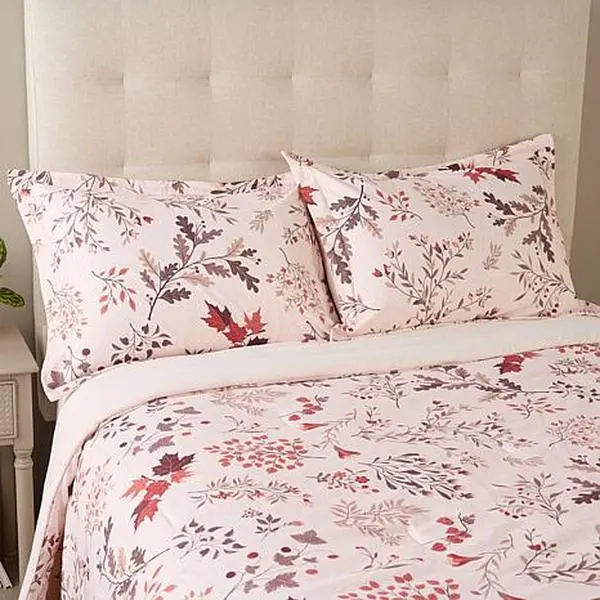 Concierge Collection Printed Velvet Comforter Set