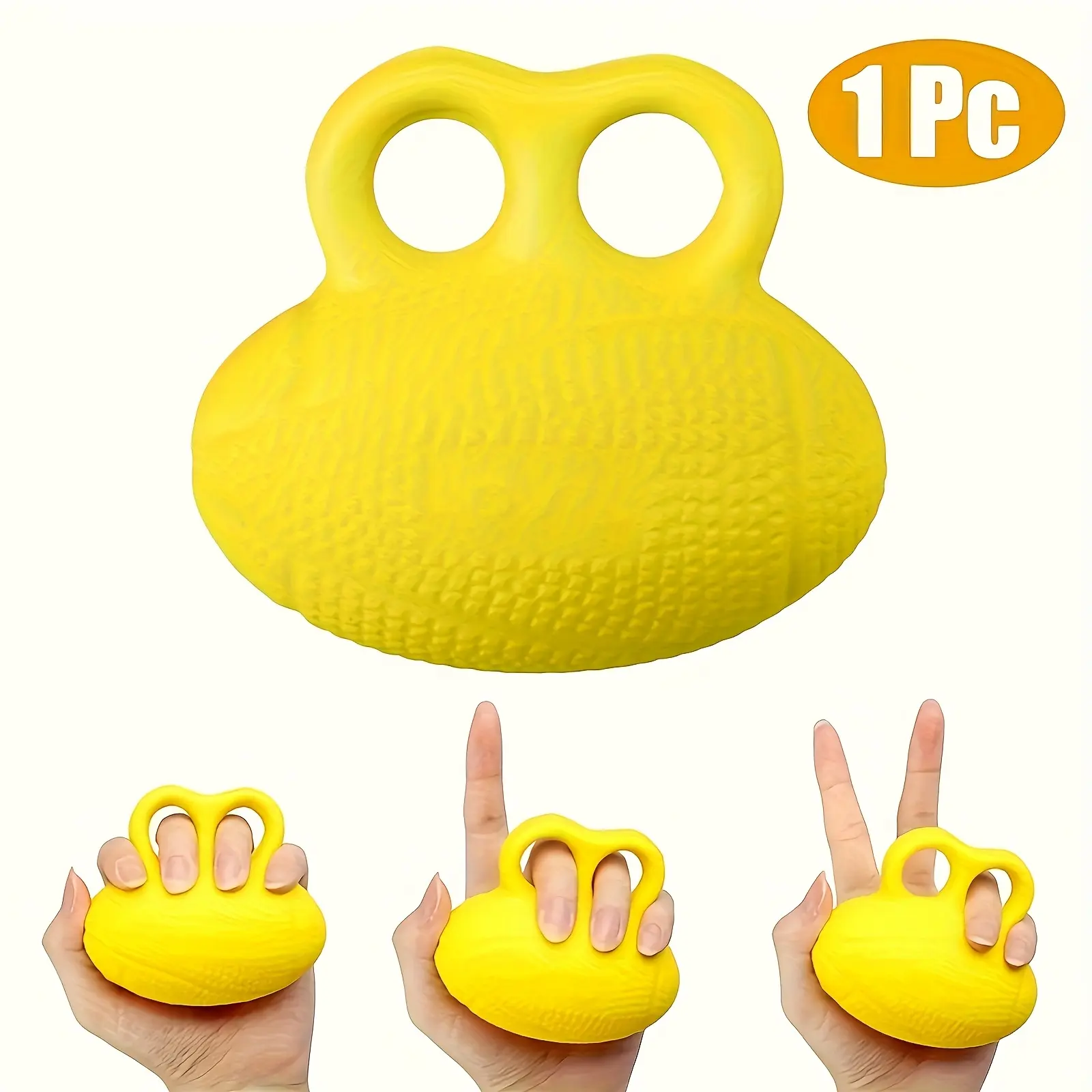 High Elasticity PU Grip Ball for Hand Strengthening & Rehabilitation| Egg Shape Non-Toxic Hand Exerciser for Finger Dexterity| Perfect for Gym, Physical Therapy, Office & Home Workouts| 4 Seasons Use