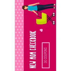 New Mom Checkbook: Coupon Book For The Expectant Mother | For Baby Showers, Mum Survival Kits And Maternity Hampers | 30 Vouchers Paperback – May 8, 2021