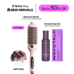 Wavytalk Blowout Boost Ionic Thermal Brush and Wavytalk Smooth Barrier Heat Protectant Spray Set Wavytalk Blowout Boost Ionic Thermal Brush and Wavytalk Smooth Barrier Heat Protectant Spray Set
