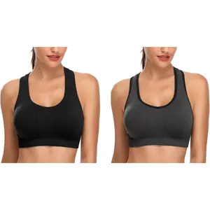 MIRITY Women Racerback Sports Bras - High Impact Workout Gym Activewear Bra