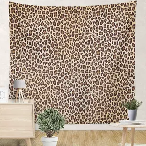 Wild Animal Leopard Print Tapestry, Artistic Wall Hanging for Living Room Bedroom Dorm Decor, Unique Home Accent