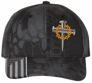 Fierstien Brand Jesus 3 Nail Crown of Thorns Embroidered Typhoon Adjustable Christian Hat
