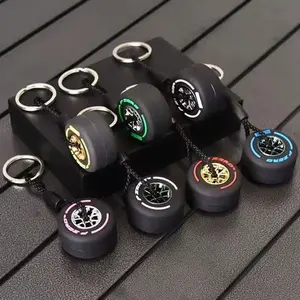 Color Tire Keychain featuring vibrant colors and a unique tire-inspired design