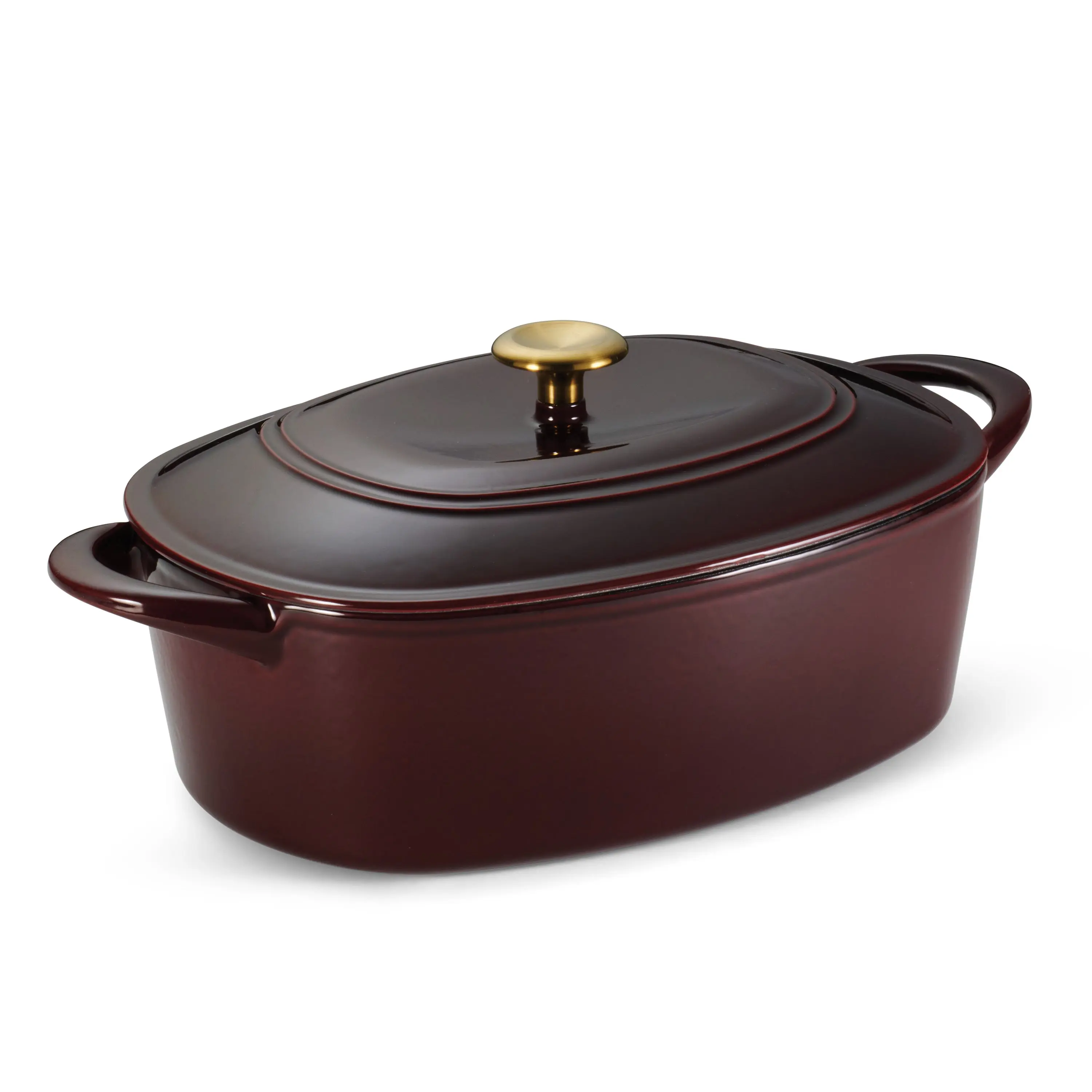 7 Quart Oval Enameled Cast Iron Dutch Oven 7 Quart Oval Enameled Cast Iron Dutch Oven