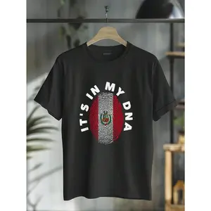 100% Cotton  It's In My DNA Funny Peru Peruvian T-Shirt
