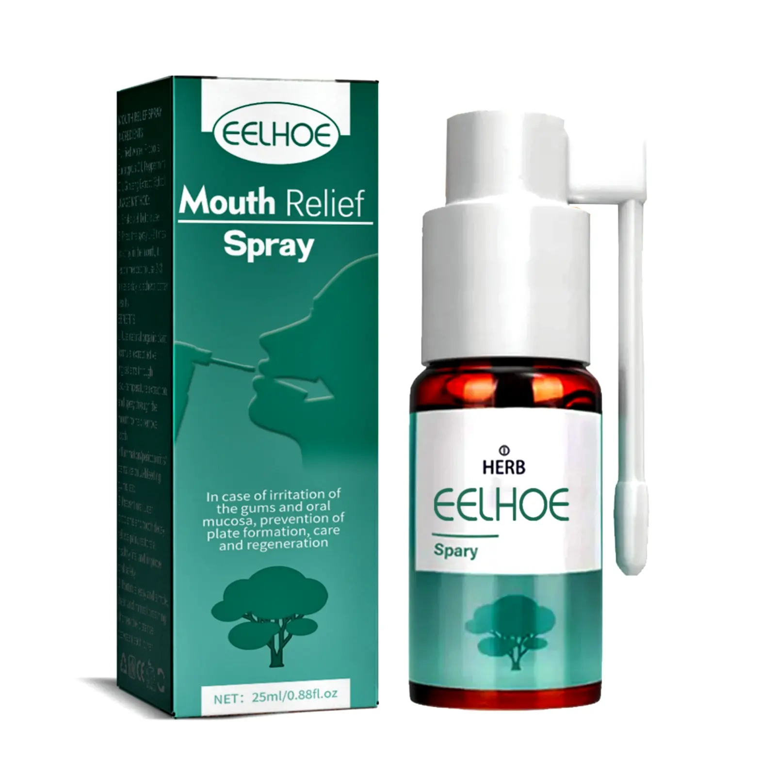 EELHOE Oral Relief Spray - Preventing toothsensitivity, Relievingswollen and inflamedgums, Helping reduce tooth decay, Gentleformula for daily use