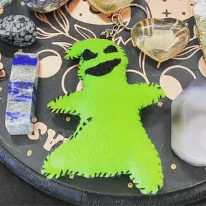 Oogie Boogie Hand-sewn Felt Keychain