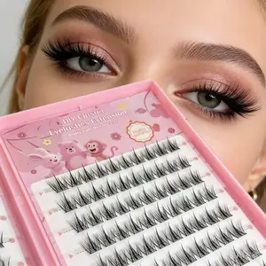 Glue-Free 3D Cluster Lashes 200pcs | Lazy Trio | Fuller Eyelashes