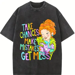 Take Chances Make Mistakes Get Messy Tshirt, Miss Frizzle Shirt, Back to School Shirt, Magic School Bus Shirt, Teacher Shirt, Get Messy Top Womenswear