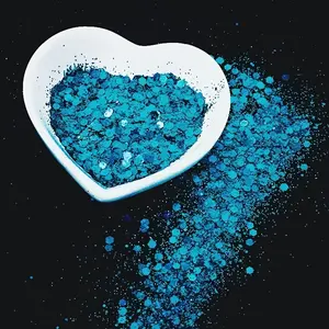 6 Piece Laser Sequins Set, Perfect for Sewing Fabric, Stage Decoration, Fashion Accessories, Bright Nail Art DIY Handmade Decorations