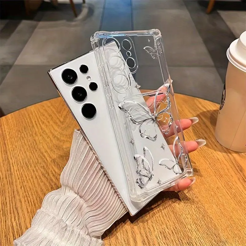 Clear Protective Phone Case with Card Slot, Transparent Phone Cases for Samsung Galaxy A15 A24 A25 A34 A35 A52 A53 A54 A55 S22 S23 S24 Plus Ultra FE Series, Casing Protector