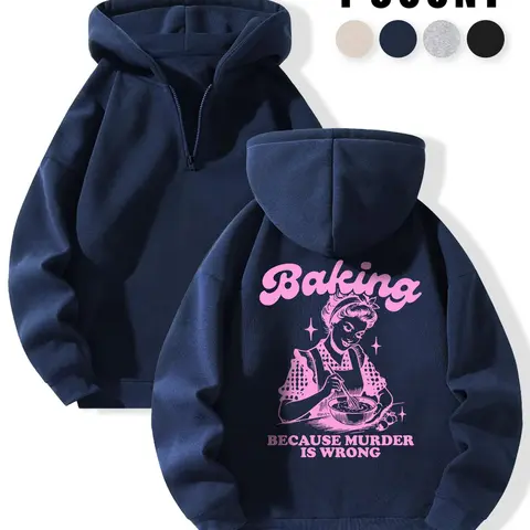 Women's Letter Print Drop Shoulder Hoodie, Fashion Casual Hooded Sweatshirt for Daily Holiday Outdoor Wear, Women Clothing for Fall & Winter, Casual Graphic Hoodie