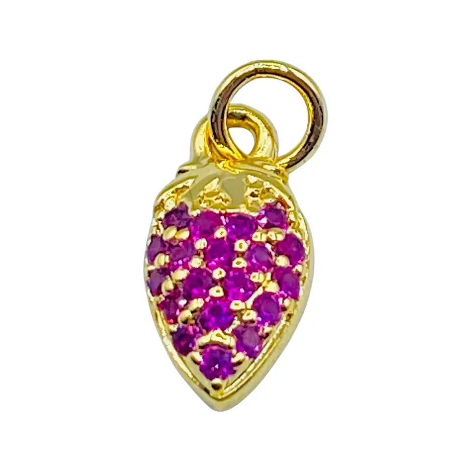 EXPRESS YOURSELF STRAWBERRY EARRING CHARM