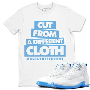 Unisex T-shirt to match Jordans 12 Melo University Blue - CLOTH. 100% Cotton for Casual Wear. Comfortable Summer Unisex T-Shirt to match Jordan Sneaker. Streetwear Style. urban outfitters