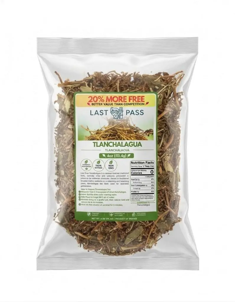 Tlanchalagua 4 oz | Loose Leaf Mexican Herbal Tea | 100% Natural Botanical