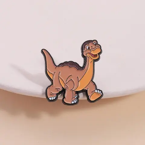 Cute Dinosaur Design Brooch, Fashion Brooch for Women & Men, Enamel Pin Suitable for Backpacks, Jeans, Scarves, Hats Decoration, Women Gifts, Fashion Accessory, Men Accessories, Brooch Pin Clip