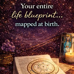 Custom Natal Chart with Full Interpretation - Your Entire Life Blueprint Mapped at Birth for Personalized Astrology Insights