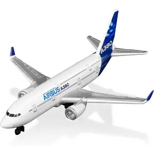 1/400 Airbus A380 Airplane Model Kits Plastic Airplane Model for Collection and Display