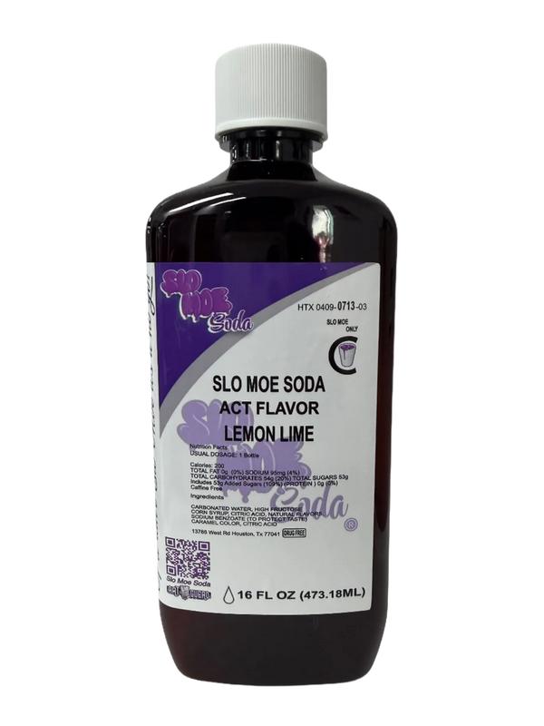 Lemon Lime w/ Act Flavor Soda - 16oz Pint Series