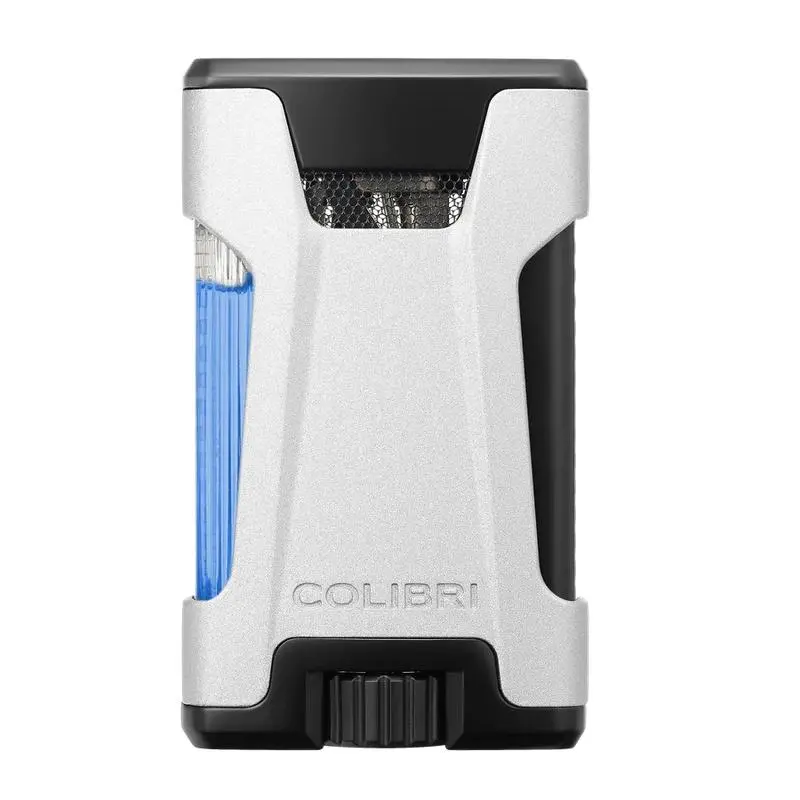 Colibri Rebel Double Jet Lighter Matte Silver