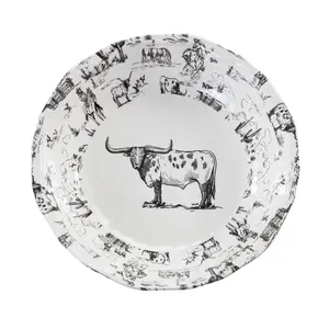 Ranch Life Melamine Serving Bowl Ranch Life Melamine Serving Bowl