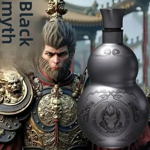 Myth Wukong 304 Stainless Steel Gourd Insulated Cup, Portable Outdoor Wine Bottle, Home Water Jug, Travel Friendly