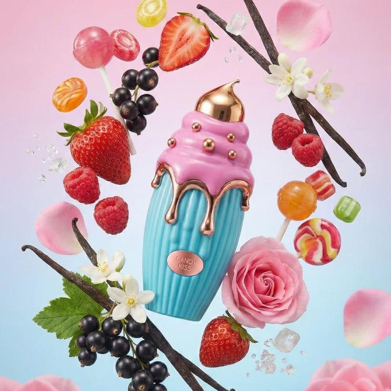 House of Dreams Sweet Dreams Of Dubai Candy 3.4oz Eau de Parfum Fruity Floral Gourmand Fragrance with Strawberry Raspberry & Vanilla