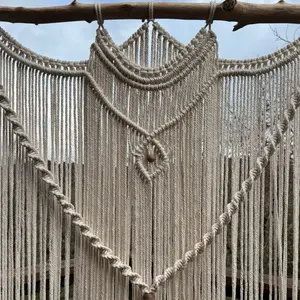 Handcrafted Macramé Décor; Wall Hanging | Curtain