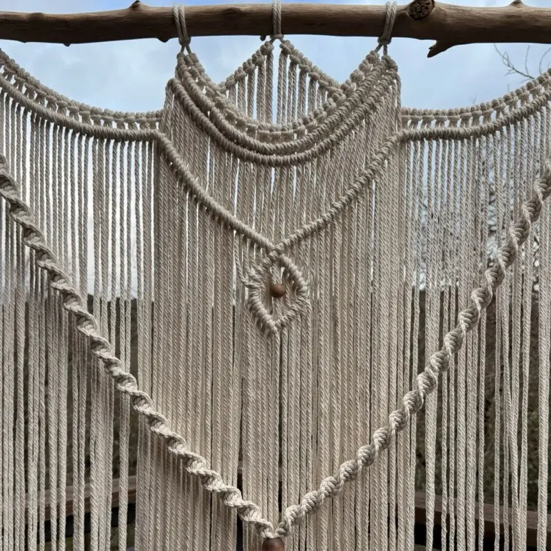 Handcrafted Macramé Décor; Wall Hanging | Curtain