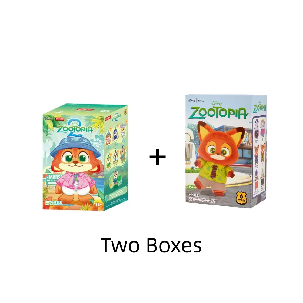 Zootopia 1 Blind Box + Zootopia 2 Blind Box （2pcs）