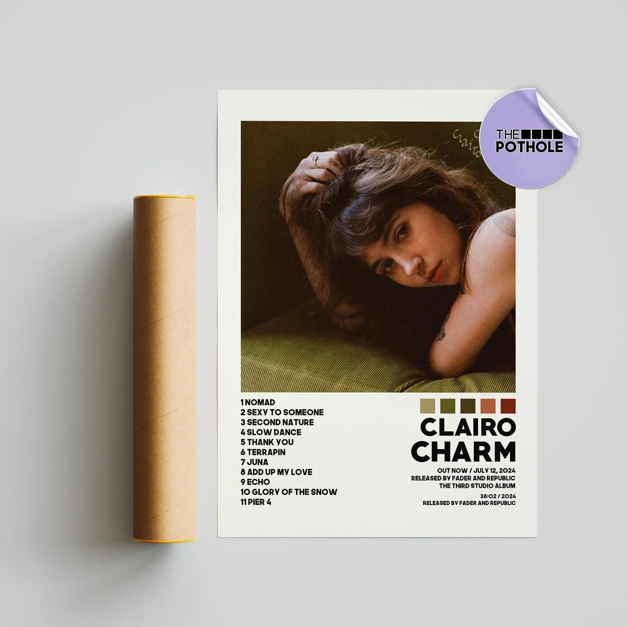 Clairo Posters / Charm Poster / Album Cover Poster / Poster Print Wall Art  Unframed