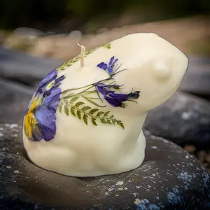 Frog Flower Candles
