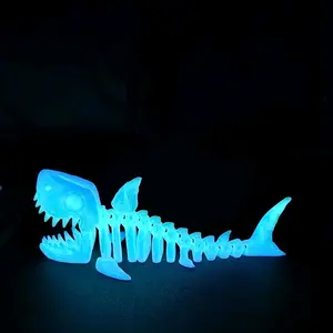 Flexi Shark 3d Print Decor Articulating Decoration Flexi Shark 3d Print Decor Articulating Decoration