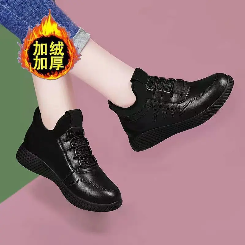 M9 black cotton shoes