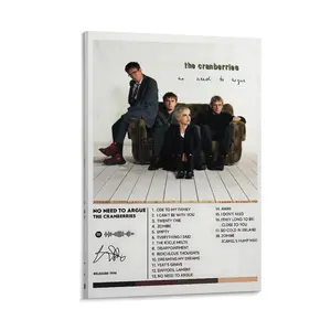 The Cranberries No Need To Argue Album Cover Limited Edition Posters Room Aesthetic Music Posters