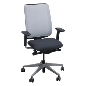 Steelcase Reply Chair Mineral Mesh Black Fabric Seat with Durable Construction and Versatile Design(HUM)