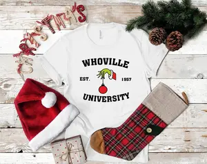 Christmas Whoville University Est 1957 Shirt Xmas Party Shirt